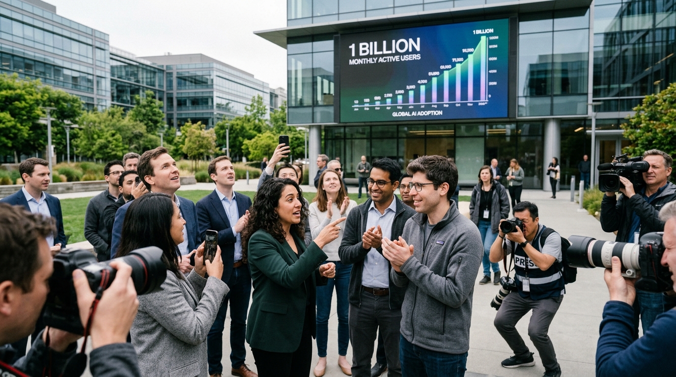 ChatGPT Hits 1 Billion Monthly Users: The Dawn of the AI Ubiquity Era