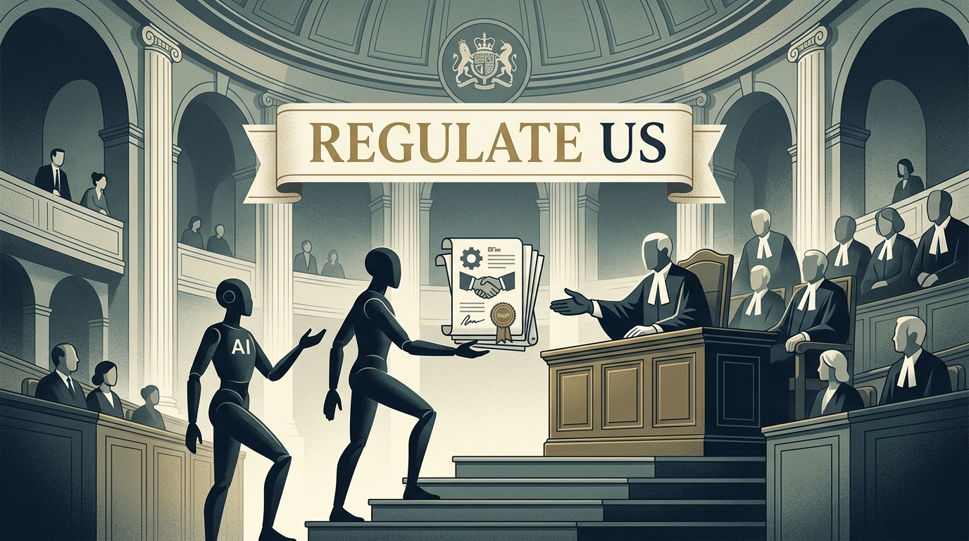 OpenAI and Anthropic logos representing AI regulation discussions in the UK Parliament.