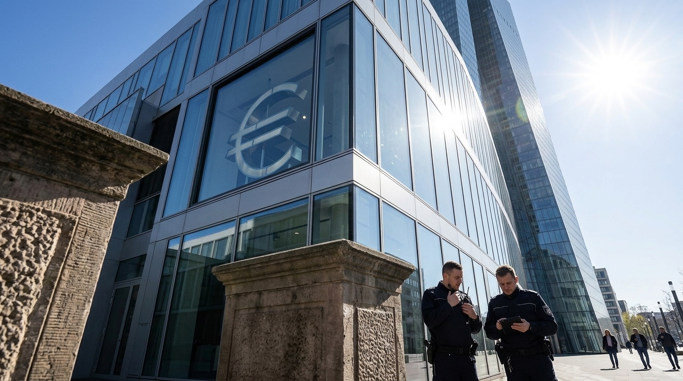 Η Κριστίν Λαγκάρντ σε συνέντευξη τύπου για τα επιτόκια ΕΚΤ.