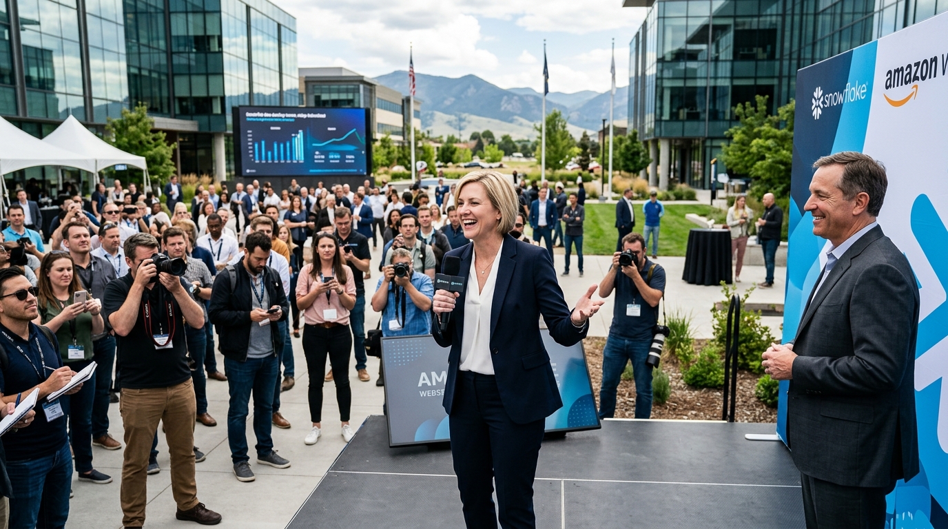 Snowflake Surges 30% on Robust Outlook and $6 Billion Amazon Partnership