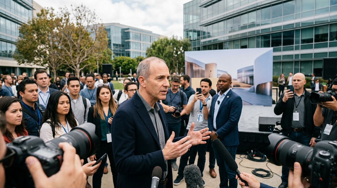 Λογότυπα Apple και OpenAI σε δικαστικό φόντο για τη δικαστική διαμάχη.