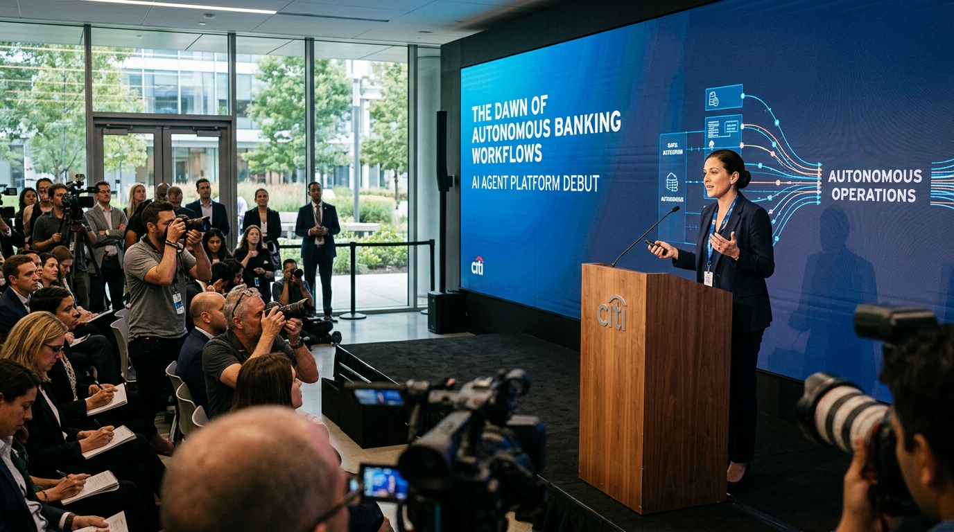 Ψηφιακή πλατφόρμα της Citi με AI agents για τραπεζικές εργασίες.