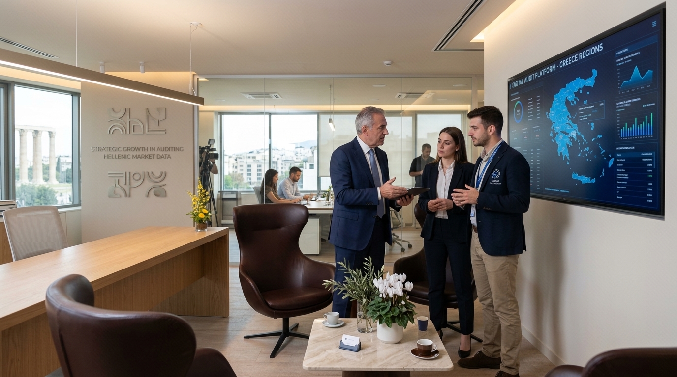 Στελέχη της CPA Kudos Greece παρουσιάζουν τον ψηφιακό μετασχηματισμό του ελεγκτικού κλάδου στην Ελλάδα.