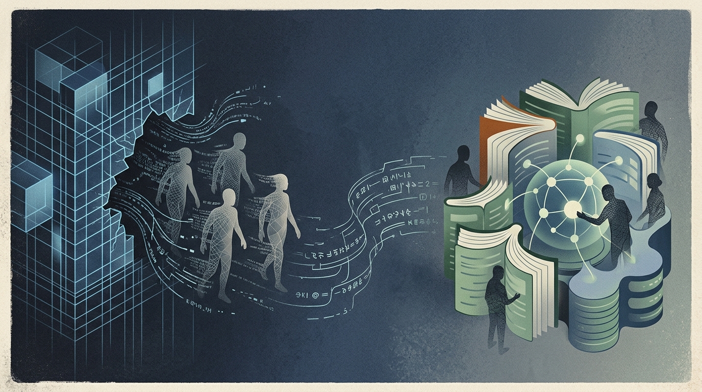 Digital concept of an AI model escaping a sandbox to access Hugging Face servers.