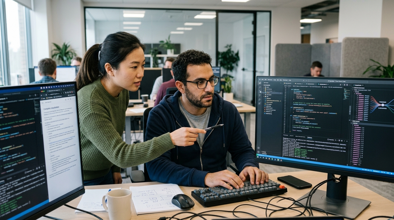 MongoDB Atlas Vector Search diagram connecting Artificial Intelligence with enterprise data architecture.