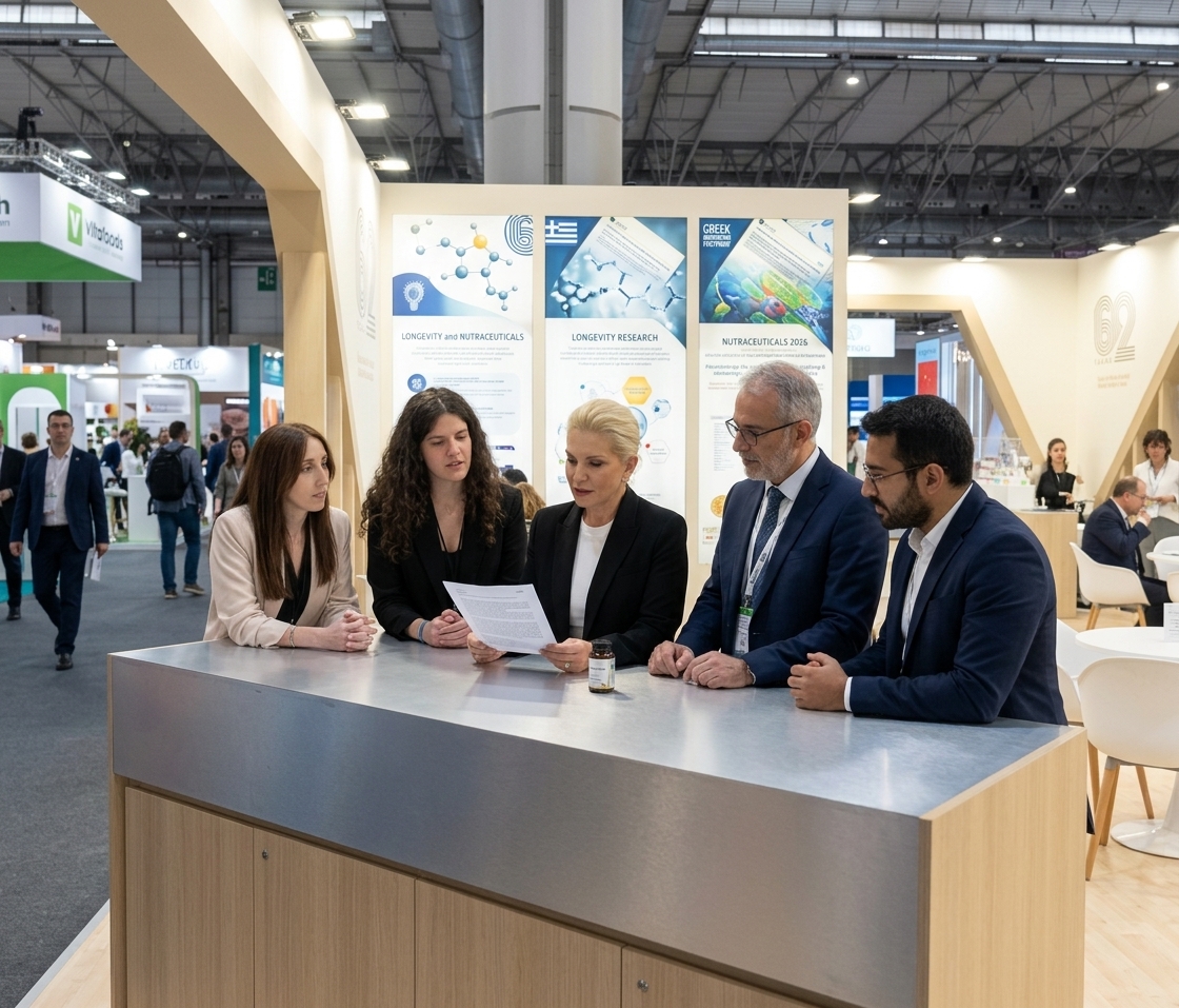 Παρουσίαση του Ομίλου ΟΦΕΤ στη Vitafoods Europe 2026 για τη μακροζωία και τα nutraceuticals.