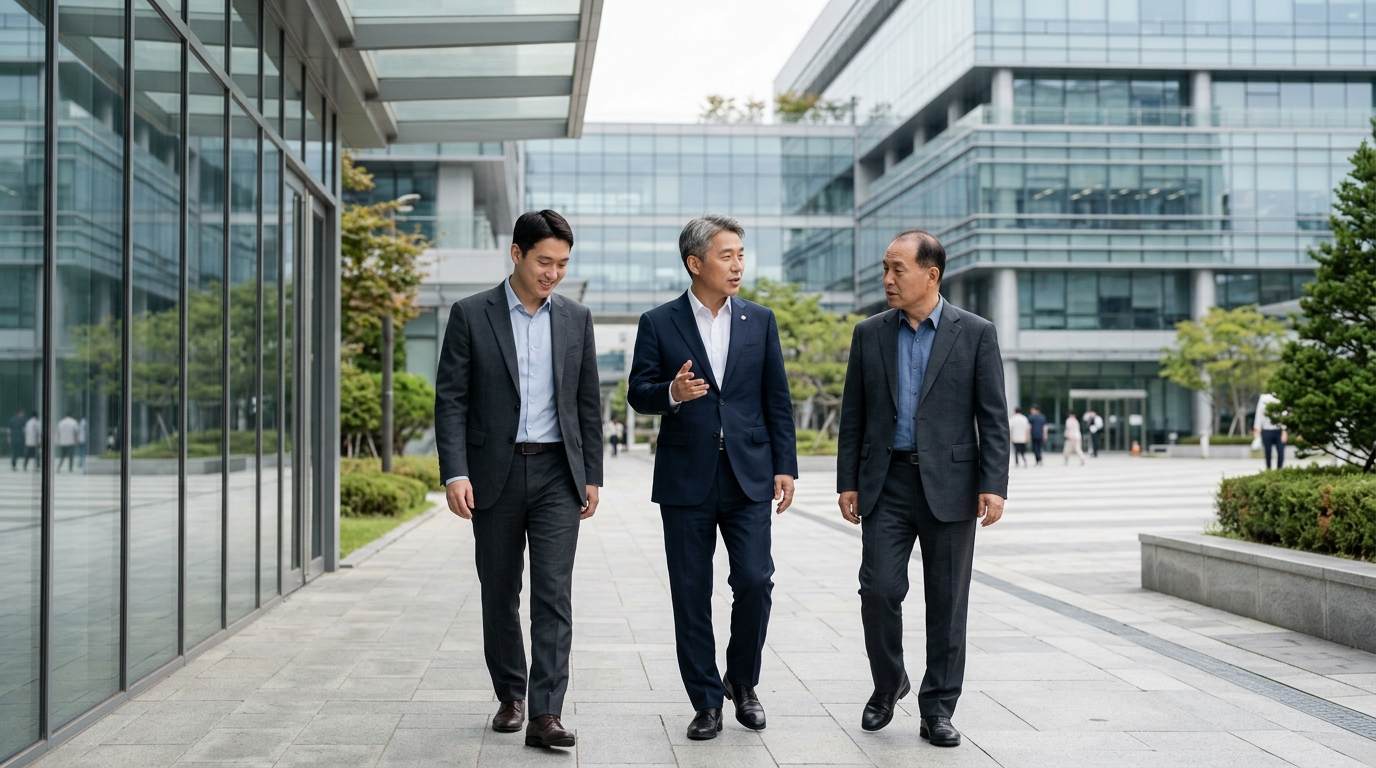 Samsung AI semiconductor manufacturing facility in South Korea.