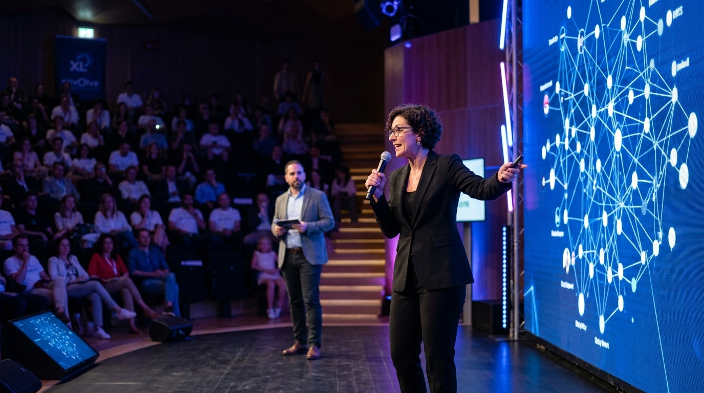 Innovative Greek startups presenting at Founders Arena 2026 event.