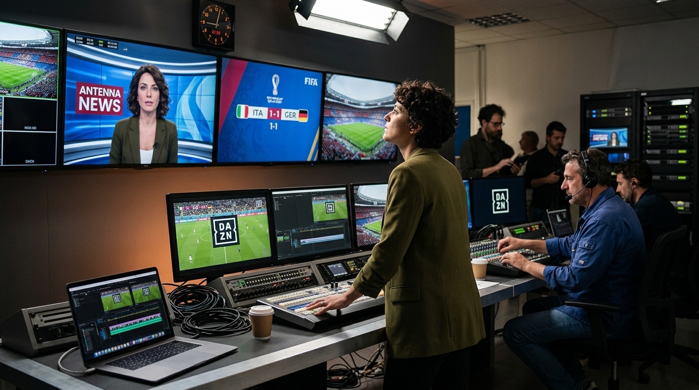 Συνεργασία Antenna Group και DAZN για την κάλυψη του Μουντιάλ 2026 στην Ιταλία.