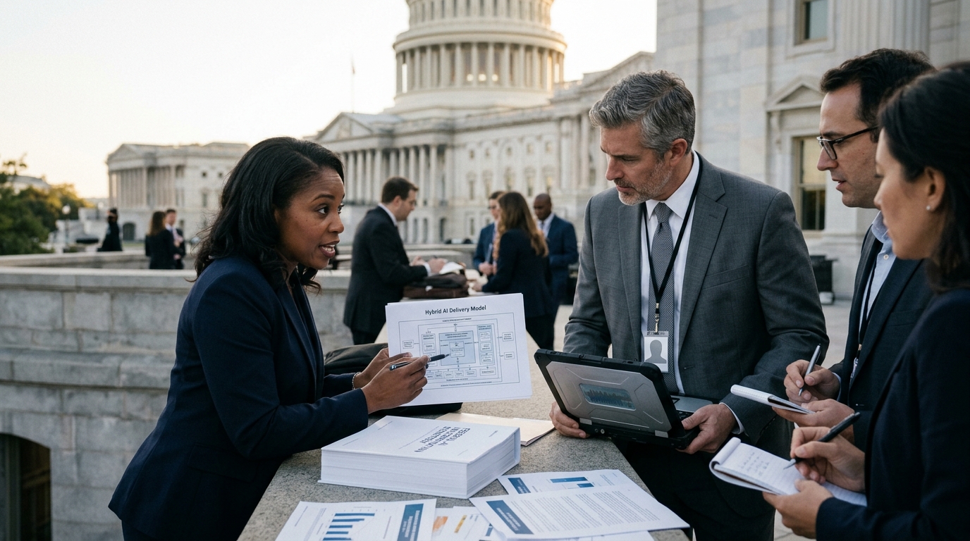Hybrid by Design: Engineering the New Model for Federal AI Delivery