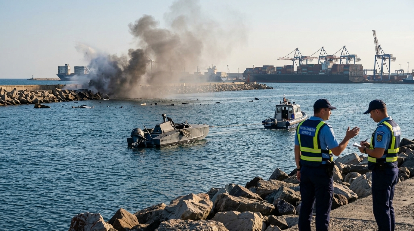 Ρουμανία: Η Έκρηξη Θαλάσσιου Drone στην Κωστάντζα και η Νέα Πραγματικότητα του Πολέμου στη Μαύρη Θάλασσα