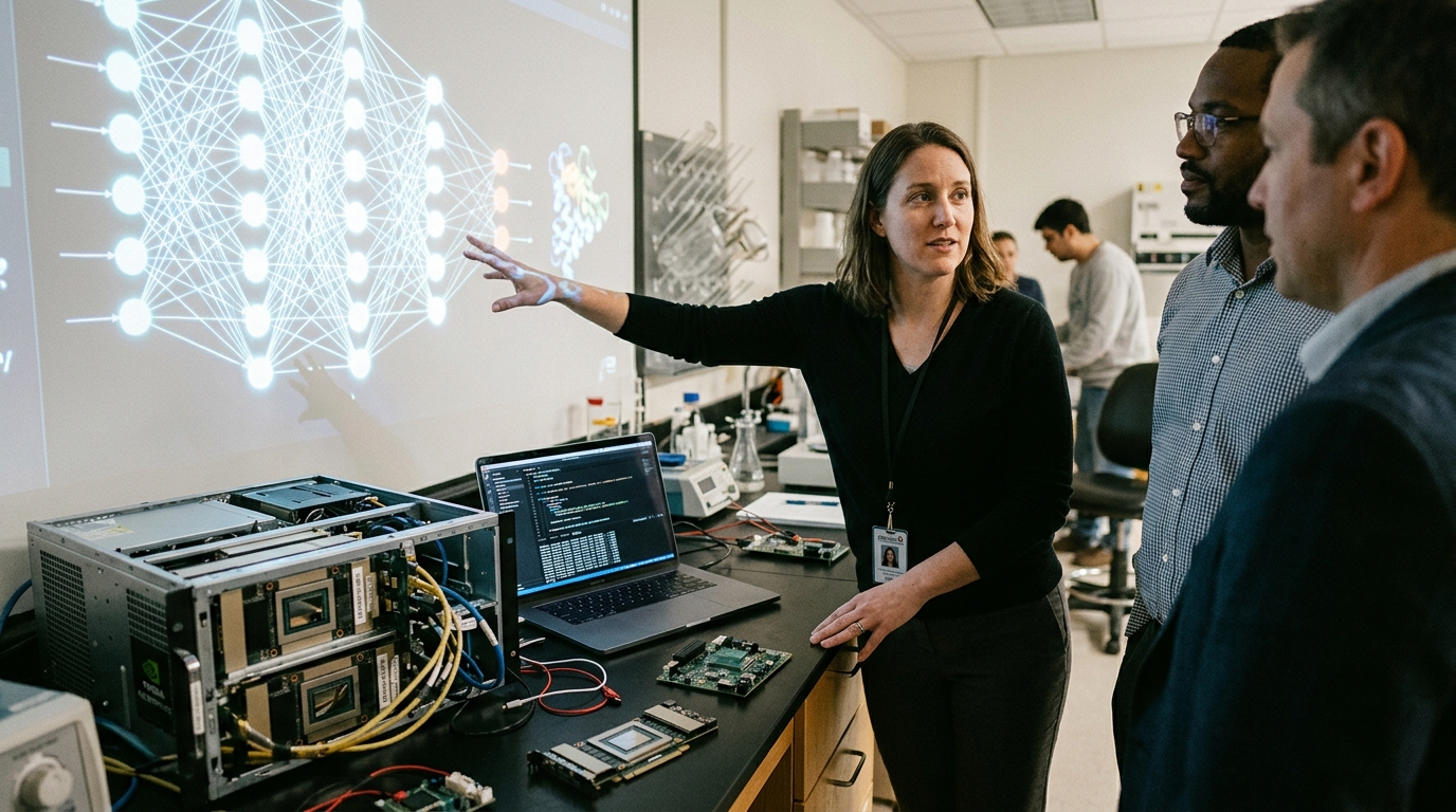 Researchers at Argonne National Laboratory using AI for medical research and drug discovery.