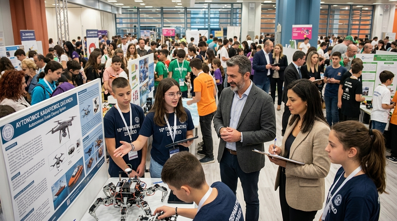 STEM 2026: Η νέα γενιά σχεδιάζει το μέλλον – Διάκριση για 95 ρομποτικές εφαρμογές από μαθητές