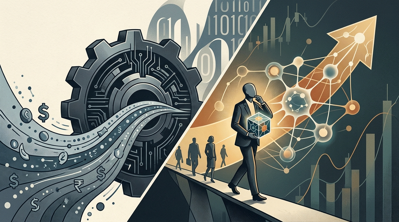 Anthropic logo and financial charts representing the $2 trillion AI IPO valuation race.