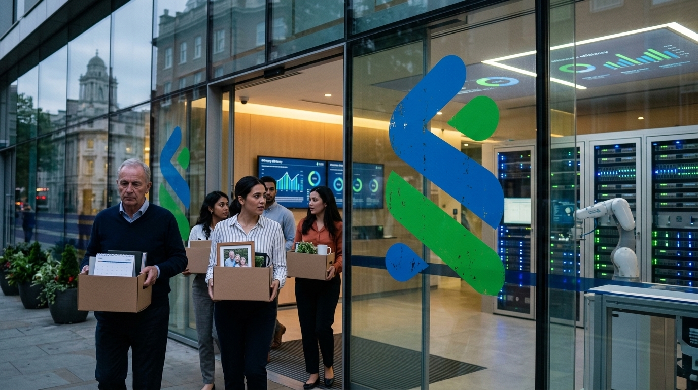 Standard Chartered: Η Μεγάλη Θυσία – Χιλιάδες Θέσεις Εργασίας στον Βωμό της Τεχνητής Νοημοσύνης