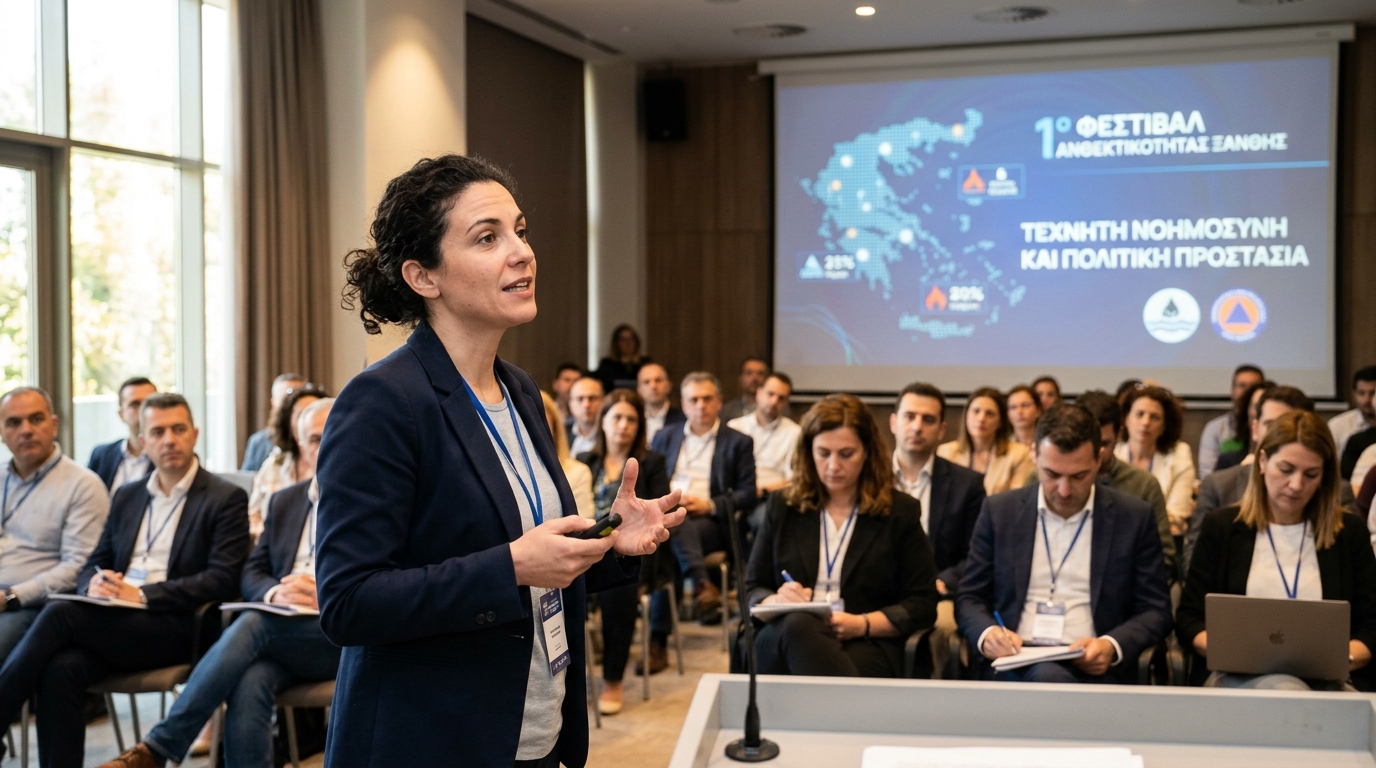 1ο Φεστιβάλ Ανθεκτικότητας Ξάνθης: Η Τεχνητή Νοημοσύνη στην πρώτη γραμμή της Πολιτικής Προστασίας