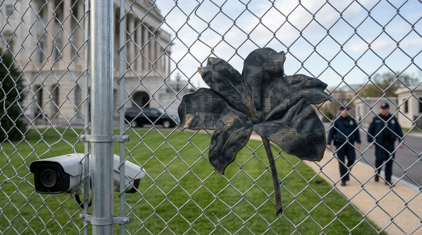 White House building representing US AI policy and open-source regulation.