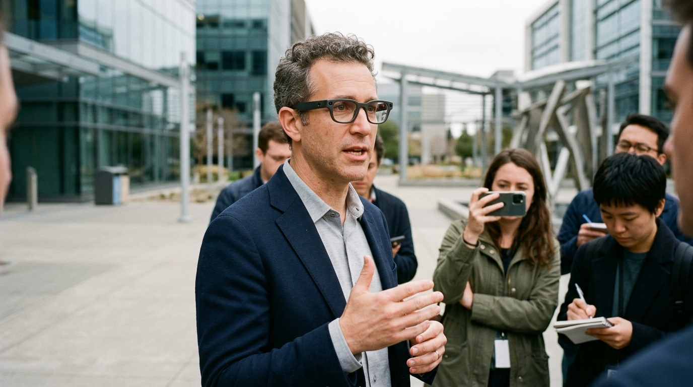 The new Meta AI smart glasses being worn by a person in a daily setting.