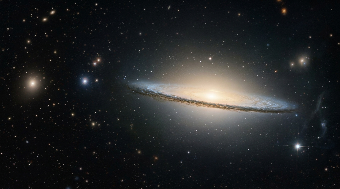 Λεπτομερής εικόνα του γαλαξία Σομπρέρο (Messier 104) από την κάμερα DECam στη Χιλή.