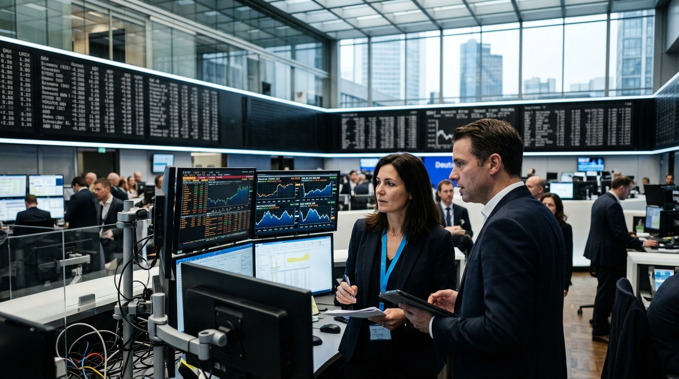 Modern European industrial facility supporting AI infrastructure.