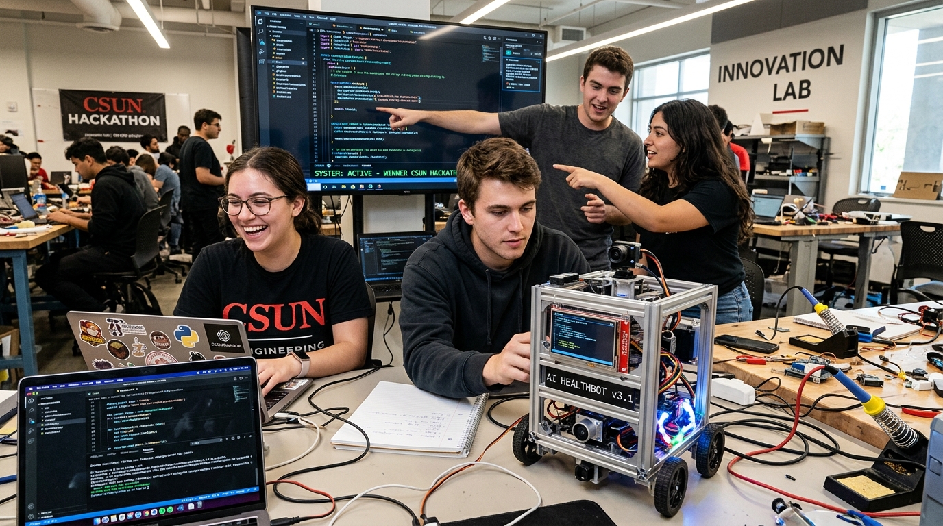 AI Healthcare Robot Wins CSUN Hackathon — The AI Chronicle