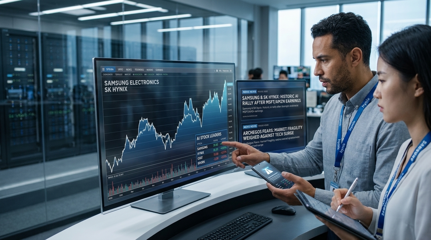 AI Stocks: Historic Rally for Samsung and SK Hynix After Amazon and Microsoft Earnings – Fears of a New 'Archegos'