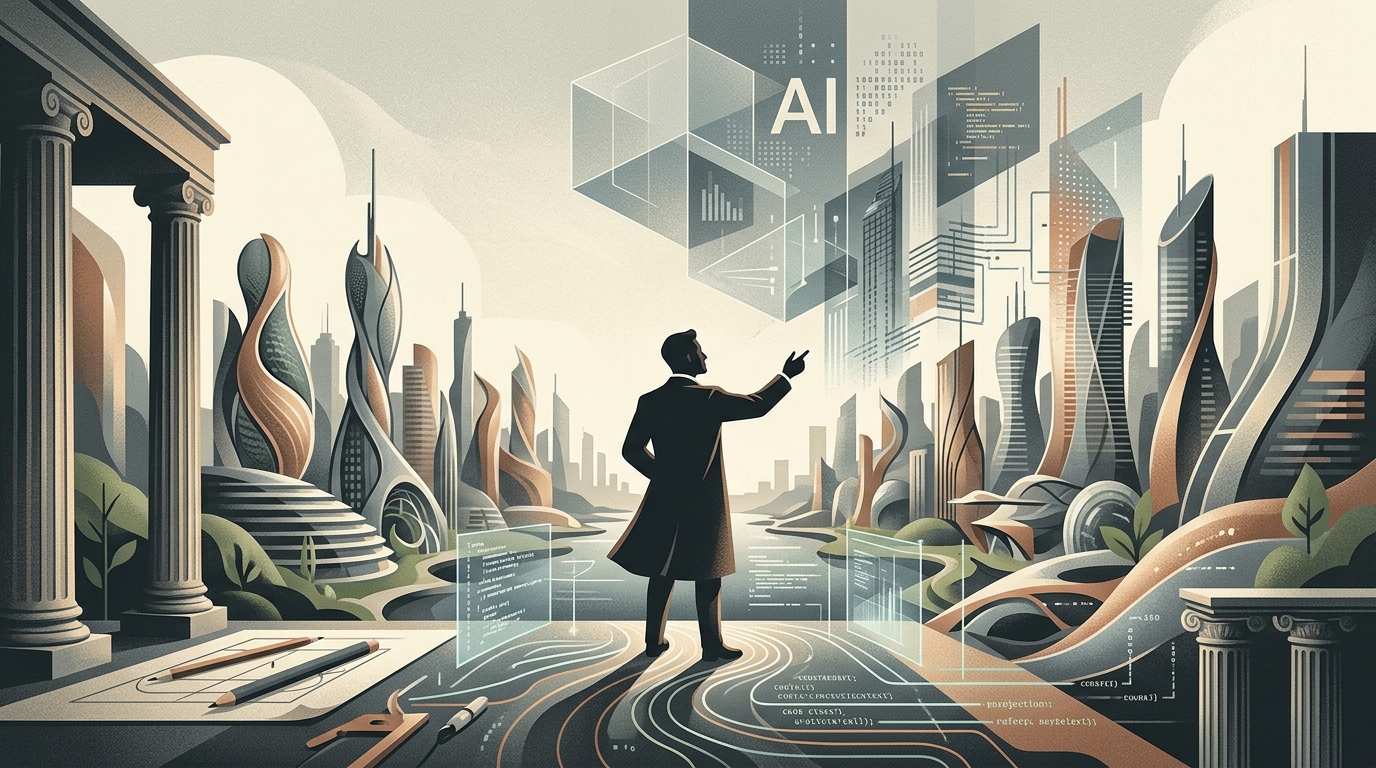 Architect Dimitris Potiropoulos discussing the future of AI architecture.