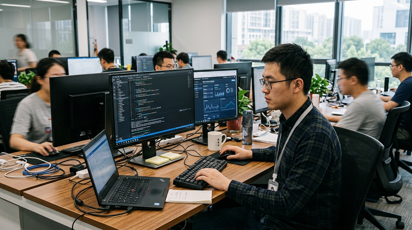 Alibaba AI tools interface designed to empower small and medium-sized enterprises in global trade.