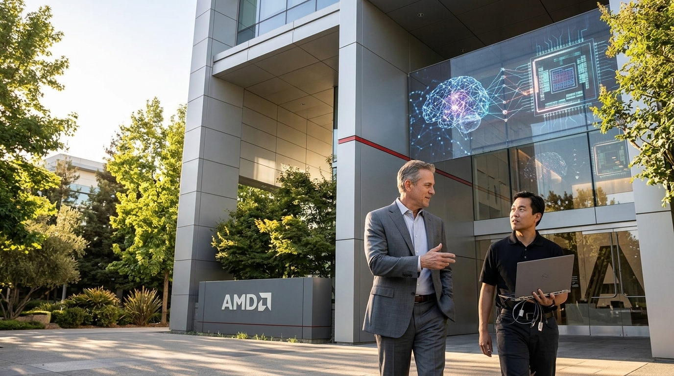 AMD Instinct MI450 AI chips and Anthropic branding.