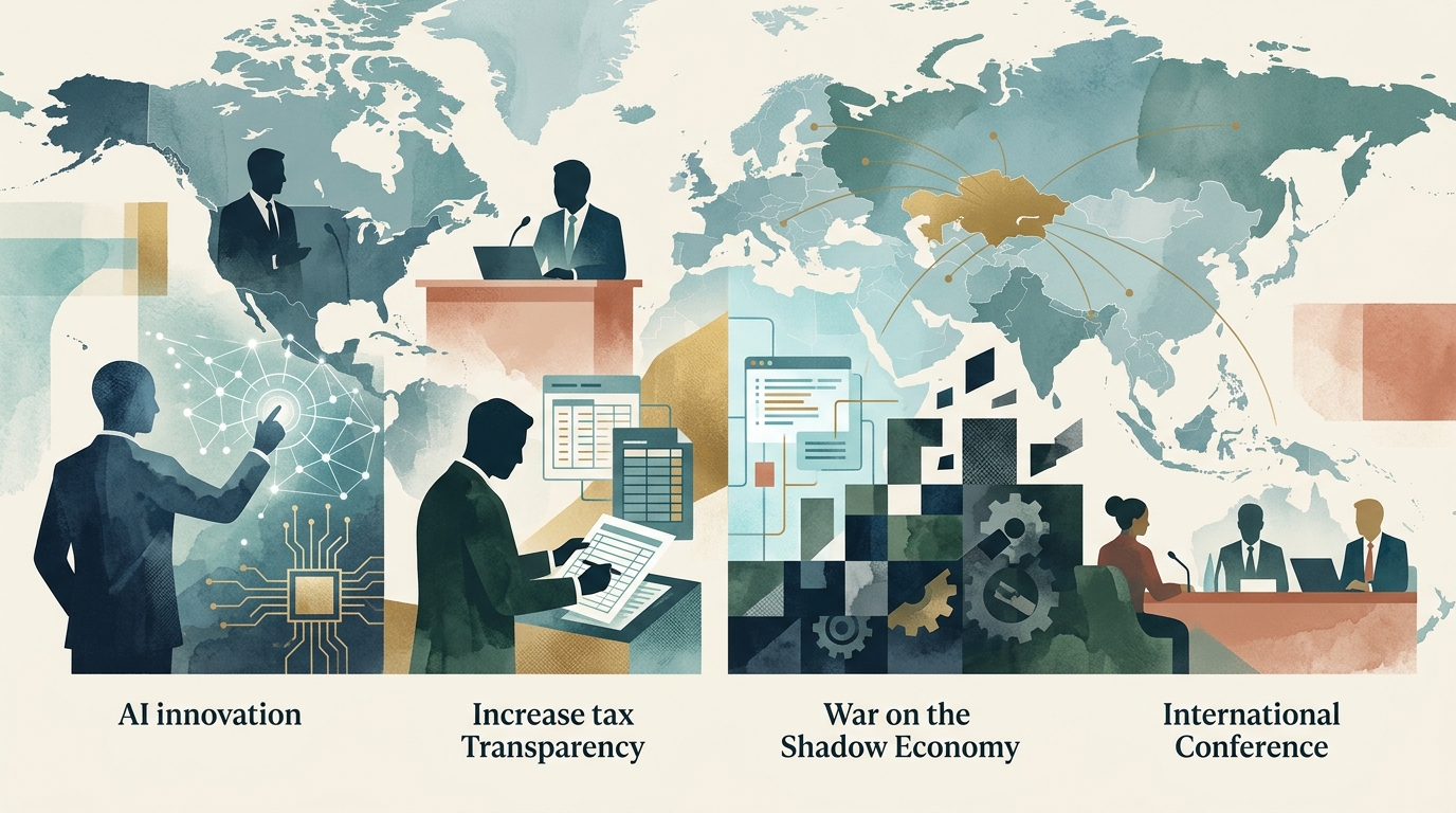 Kazakhstan's Digital Leap: AI Innovation, Tax Transparency, and the War on the Shadow Economy