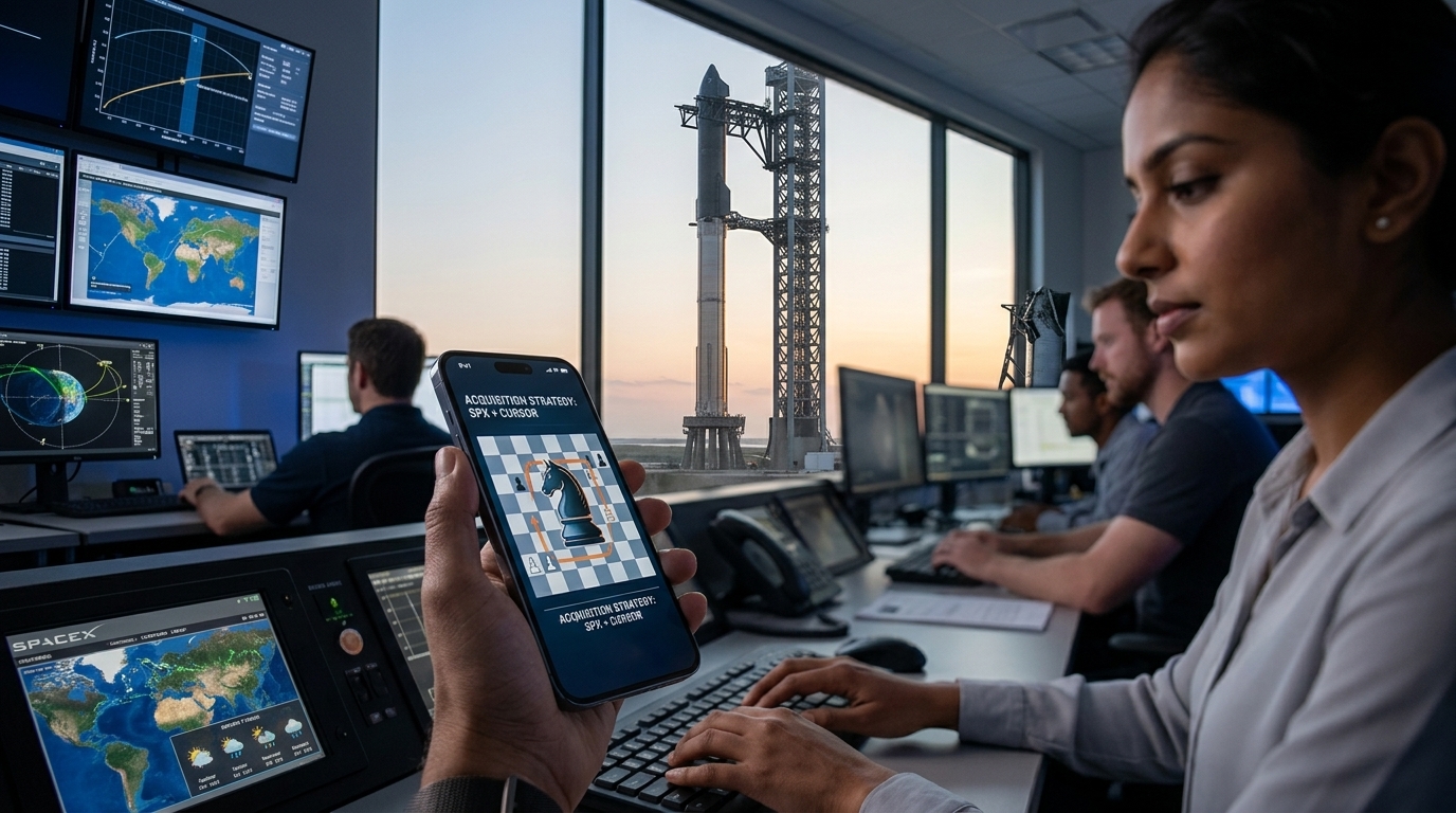 Η Μεγάλη Σκακιστική Κίνηση του Musk: Γιατί η SpaceX Εξαγόρασε την Cursor έναντι 60 δισ. Δολαρίων