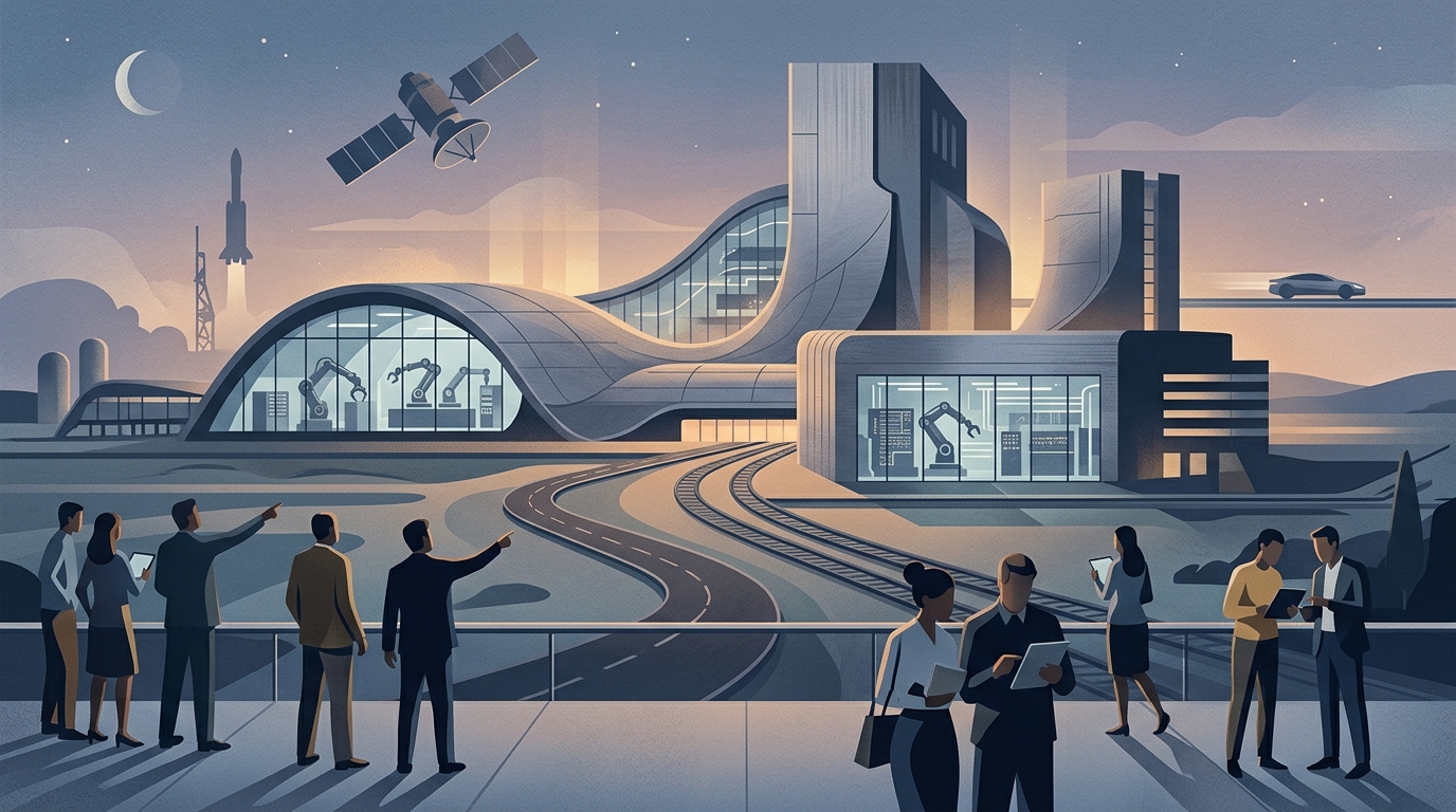 The new SpaceX and Tesla semiconductor facility for AI development.