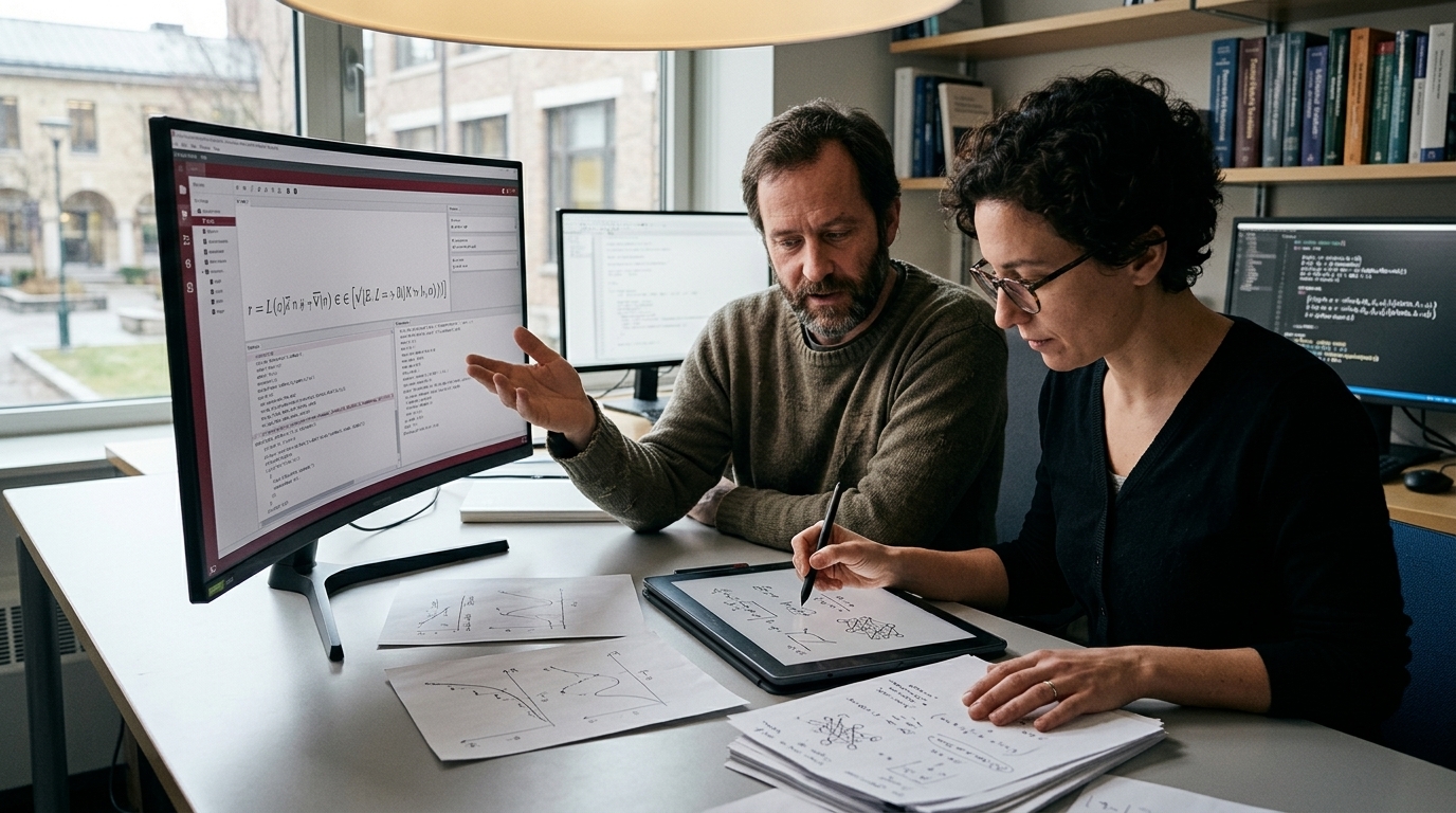 AI agents converting scientific theories into Lean 4 code using the FormalScience framework.