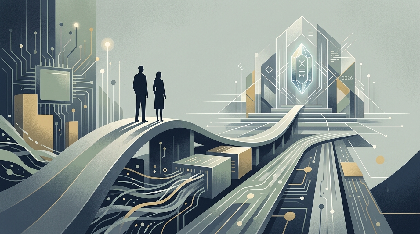 The Efficiency Pivot: Re-evaluating the AI Supercycle in 2026
