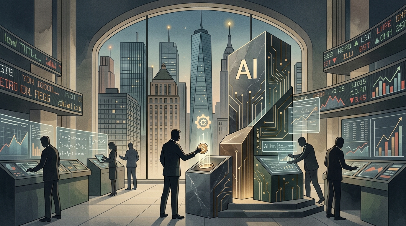 Infographic illustrating the AI governance tax and compute power allocation.
