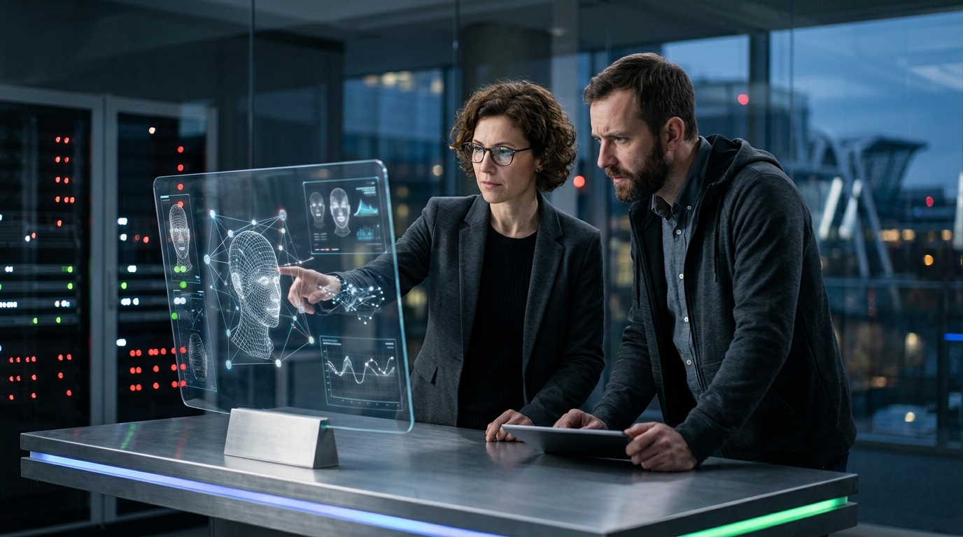 Digital representation of Meta AI safety testing and ethical dilemmas in artificial intelligence.