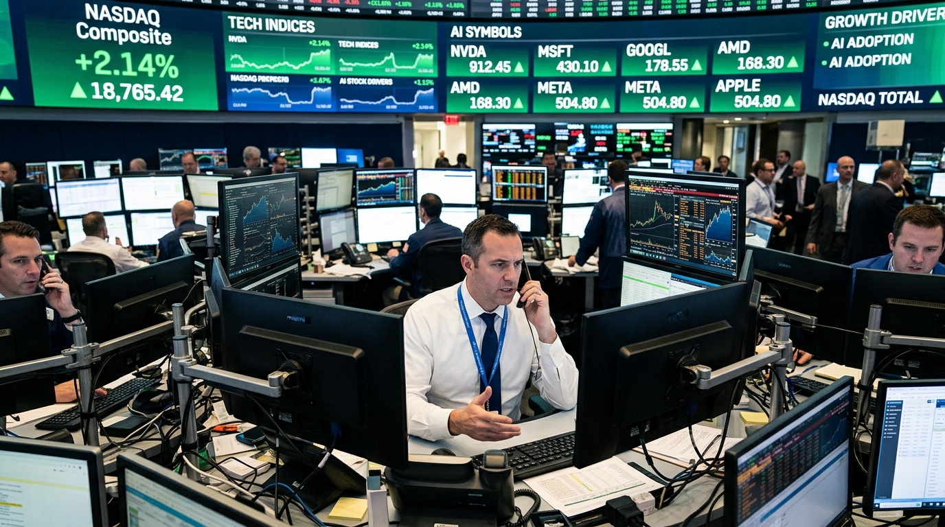 AI Stocks Poised to Propel Nasdaq to Uncharted Territory: Analyzing the Three Core Pillars of Growth