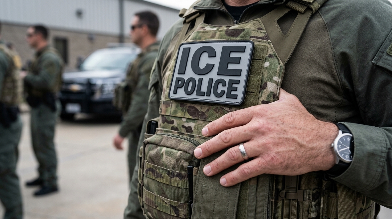 Portrait of Lance Schroyer, the new ICE Director nominated by Trump.