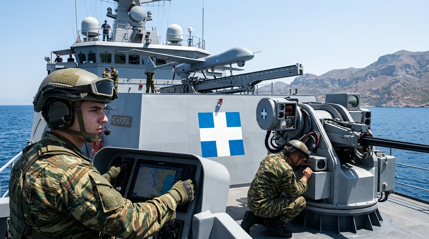 Σύγχρονα drones και συστήματα AI στην ελληνική αμυντική βιομηχανία.