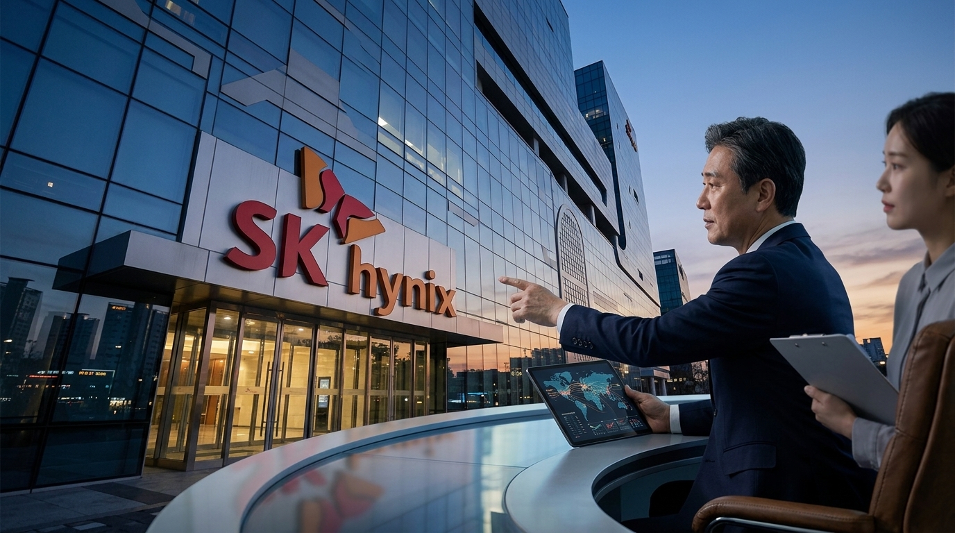 SK Hynix HBM memory chips designed for high-performance AI applications.