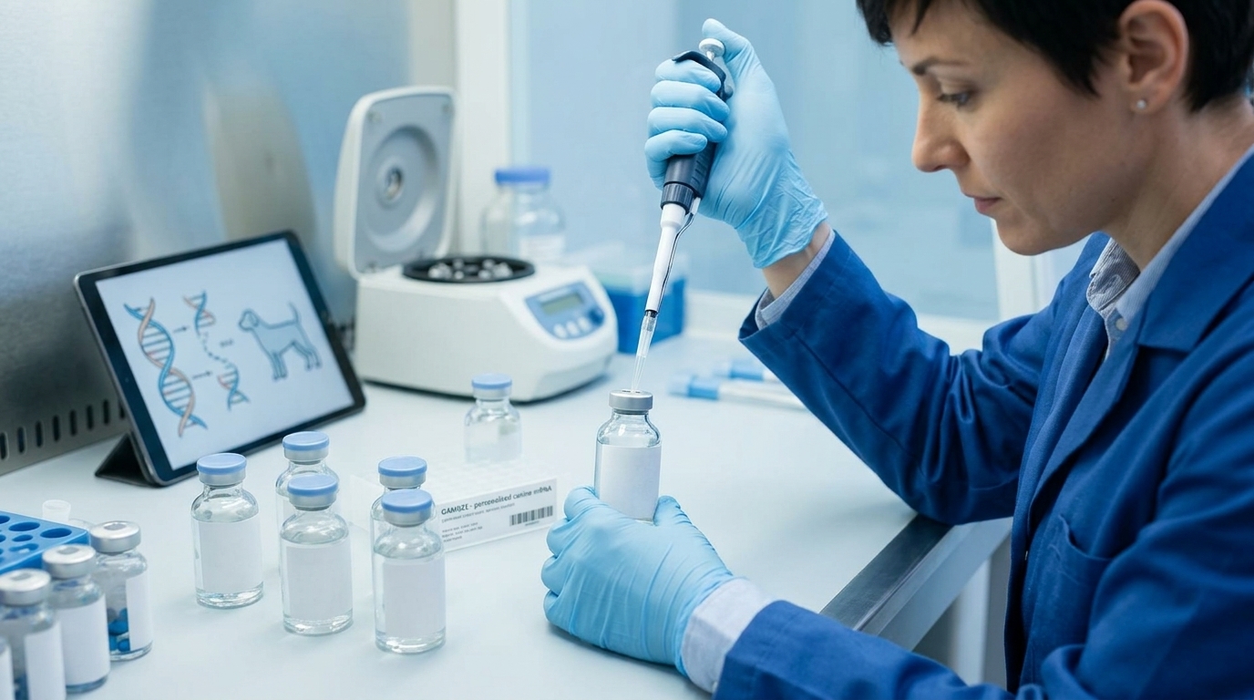 Gamgee founder Paul Conyngham developing AI cancer vaccines for dogs.