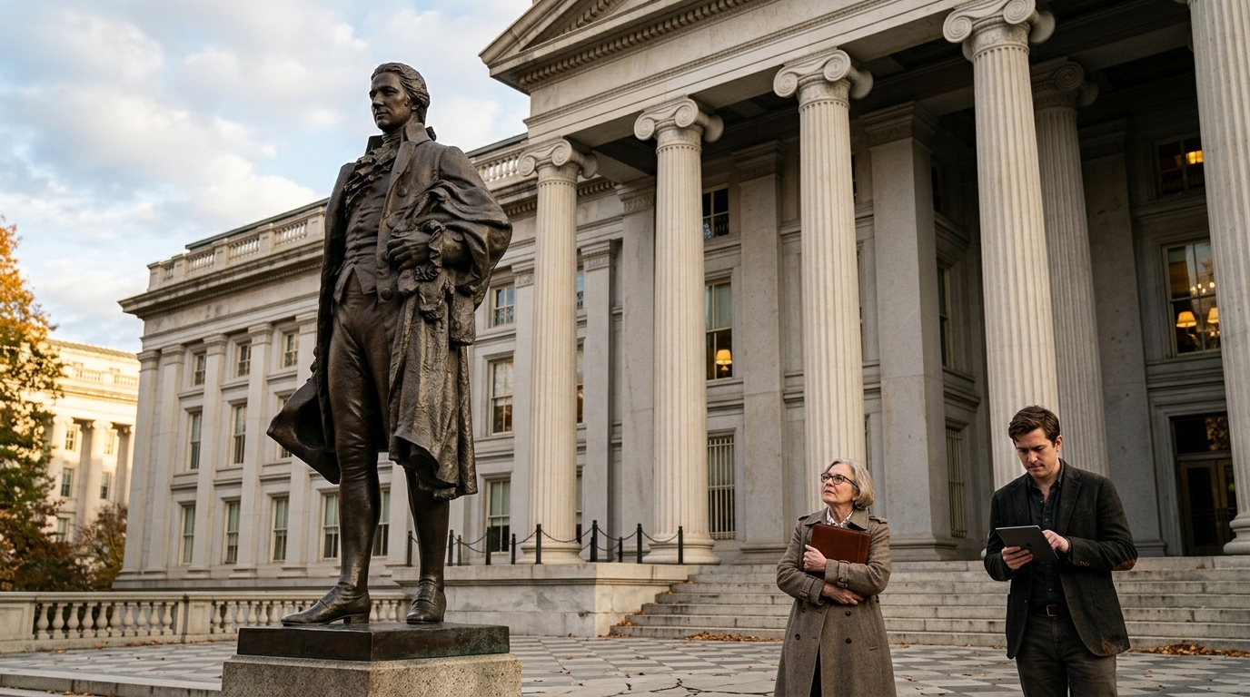 Historical overview of US national debt and Alexander Hamilton.