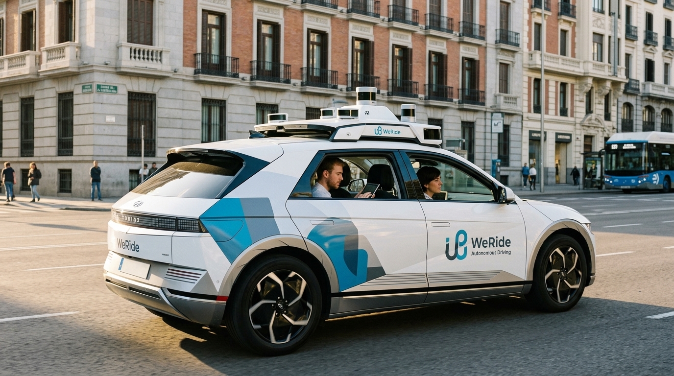 Uber: Η Ισπανία χορηγεί άδεια για τη δοκιμή αυτόνομων οχημάτων της WeRide