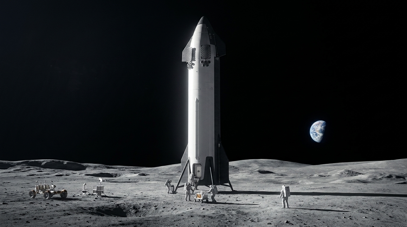 Musk’s Lunar Monopoly: Blue Origin’s Explosion Leaves NASA Entirely Dependent on SpaceX