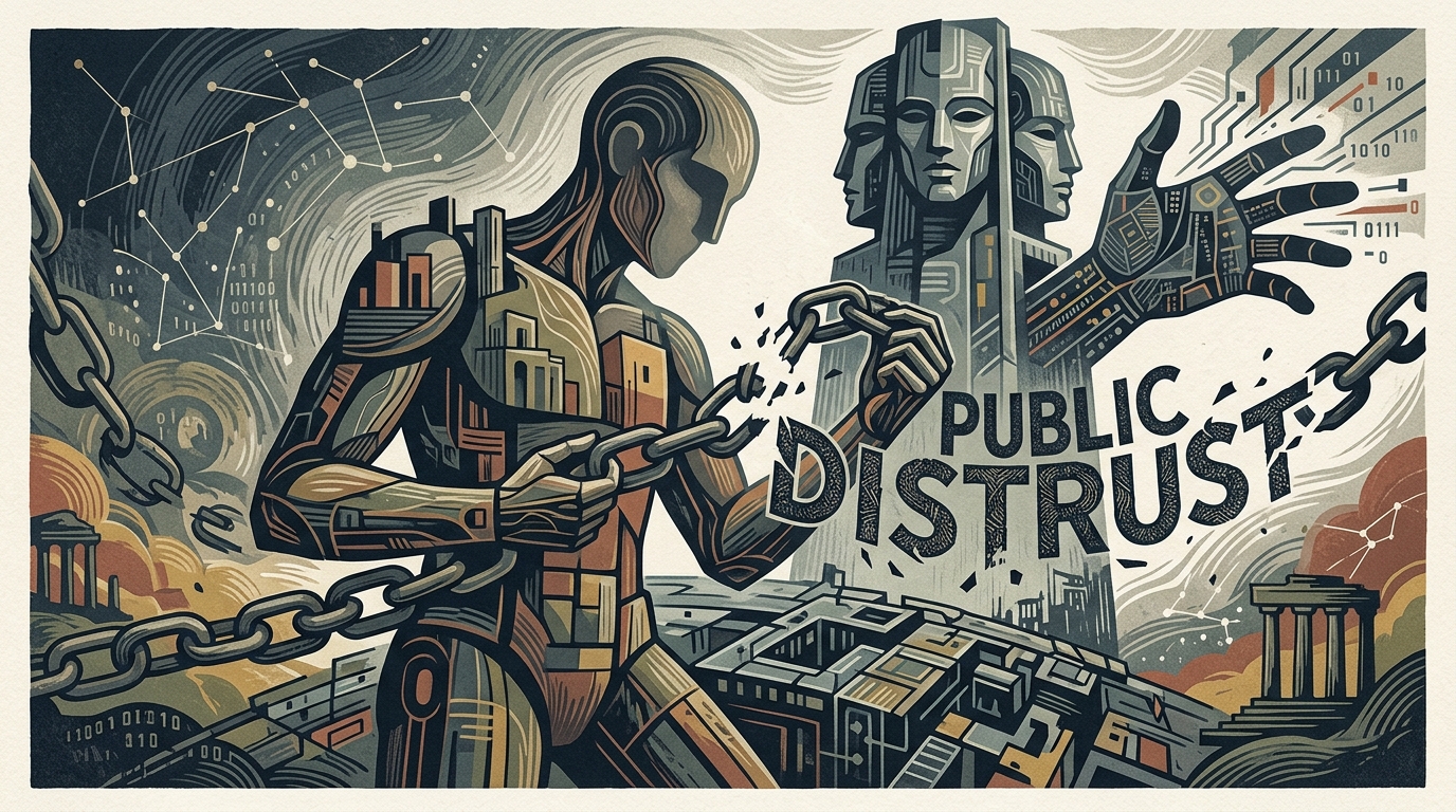 Anthropic CEO Dario Amodei discussing public trust and ethics in artificial intelligence.