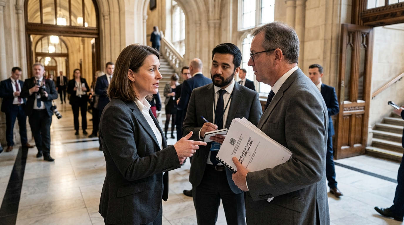 Employees attending an AI training session supported by the new workforce bill.