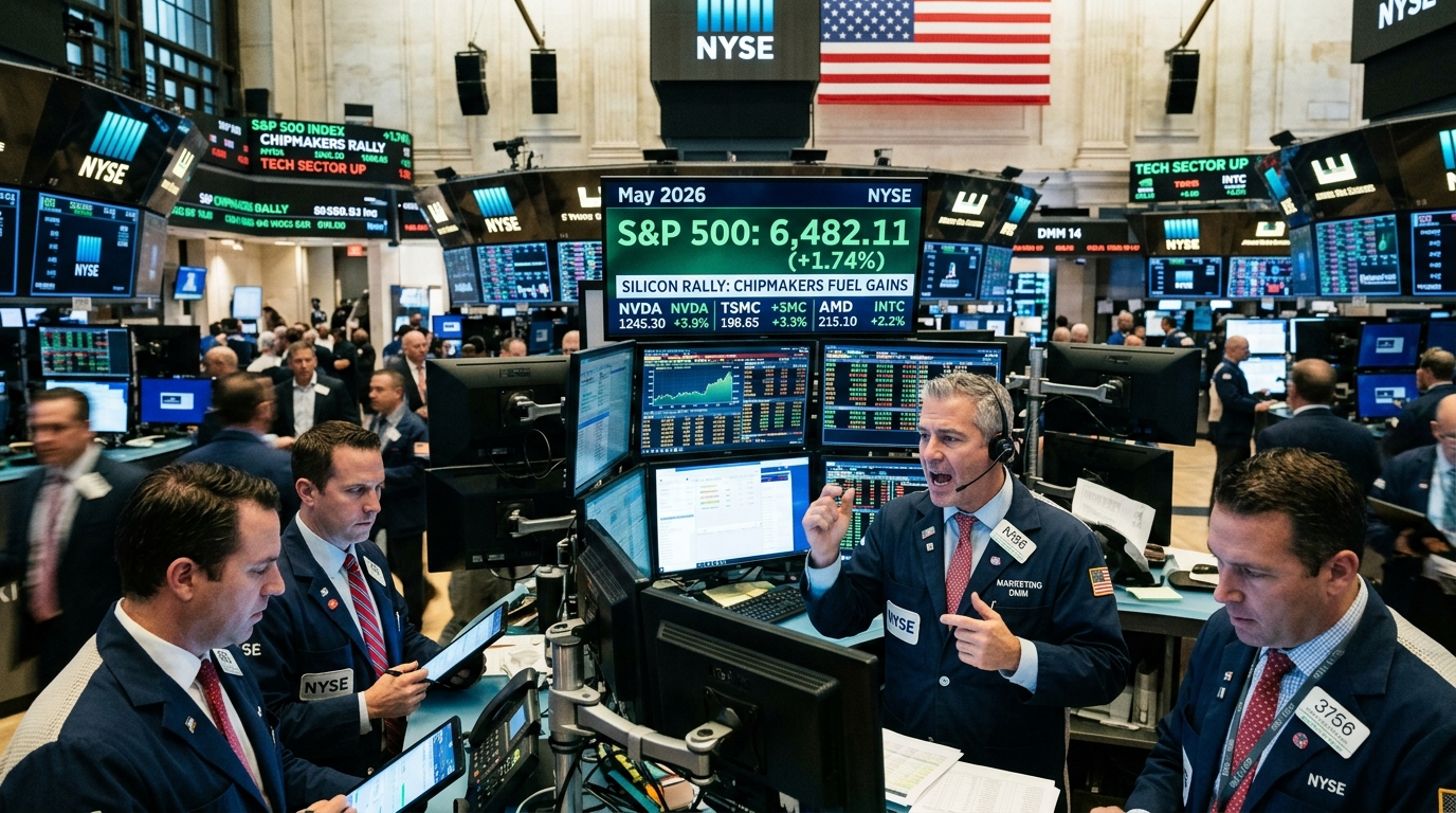 Η Wall Street σε Άνοδο: Οι Ημιαγωγοί Οδηγούν τον S&P 500 σε Νέα Ύψη το 2026